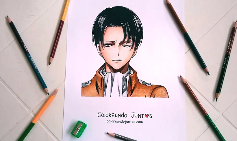 Desenho de Attack On Titan colorido por Colorindo Juntos