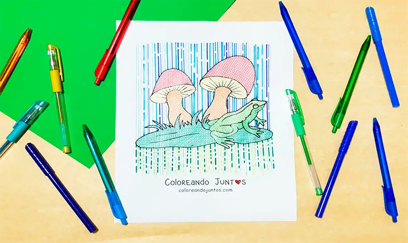 Desenho de biologia colorido pela Colorindo Juntos