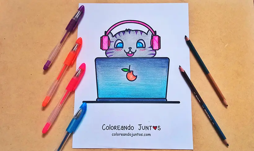 Desenho de computador colorido por Colorindo Juntos