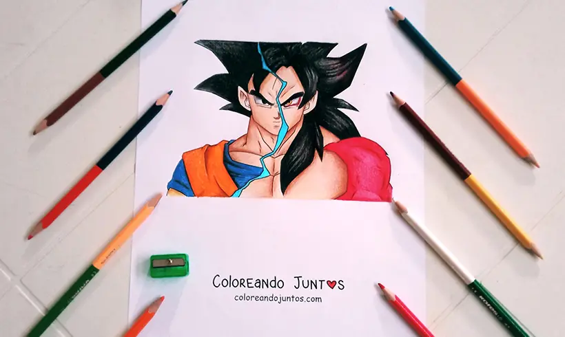 Desenho de Dragon Ball colorido pela Colorindo Juntos