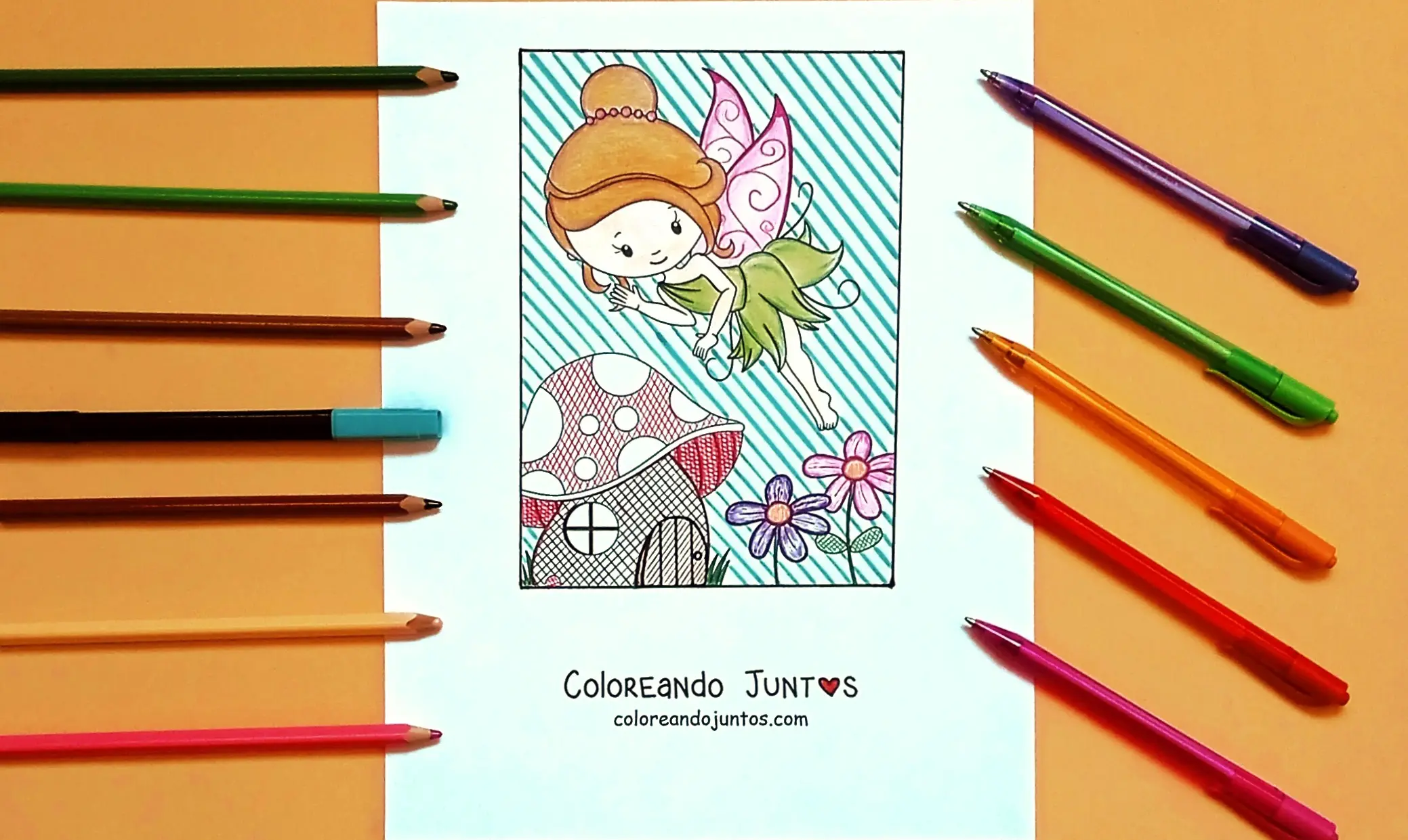 Desenho de estação kawaii colorido por Colorindo Juntos