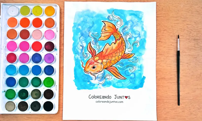 Desenho do Japão colorido por Colorindo Juntos