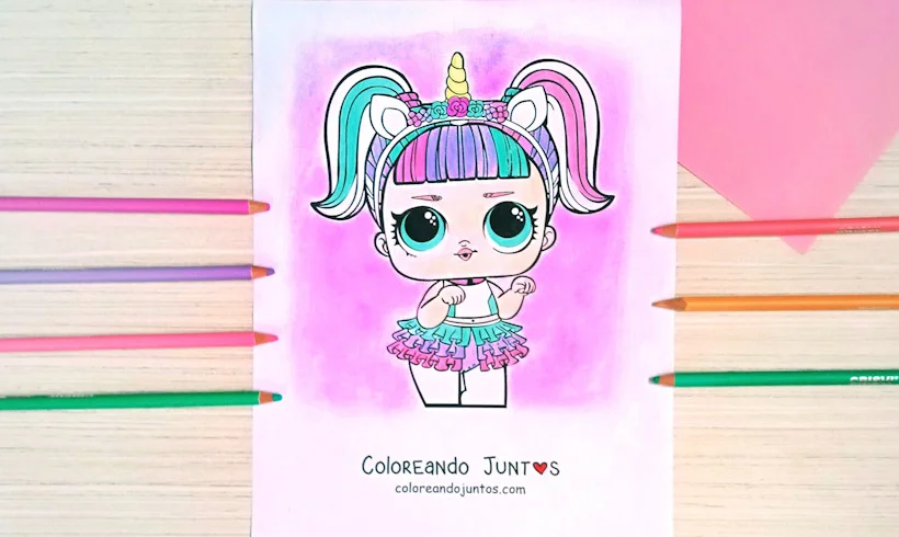 Desenho de L.O.L. Surprise colorido por Colorindo Juntos