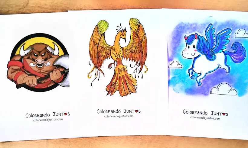 Desenhos da mitologia grega coloridos por Colorindo Juntos