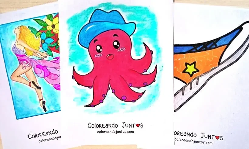 Desenhos de moda coloridos por Colorindo Juntos