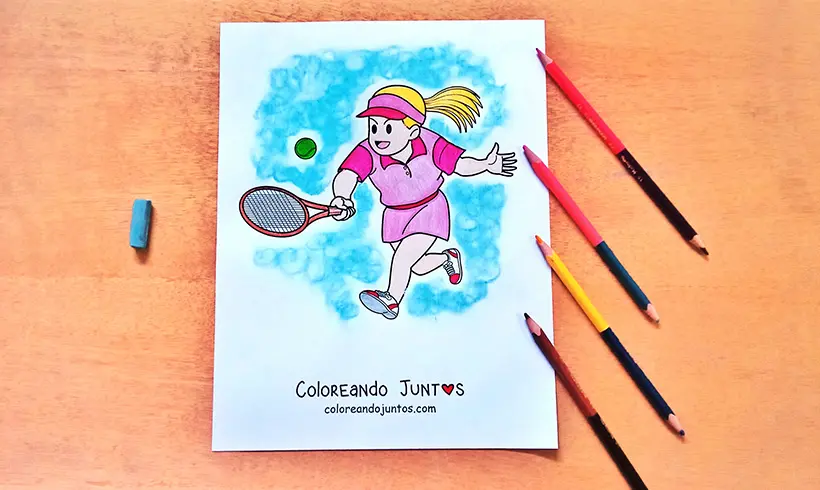 Desenho de tênis colorido pela Colorindo Juntos
