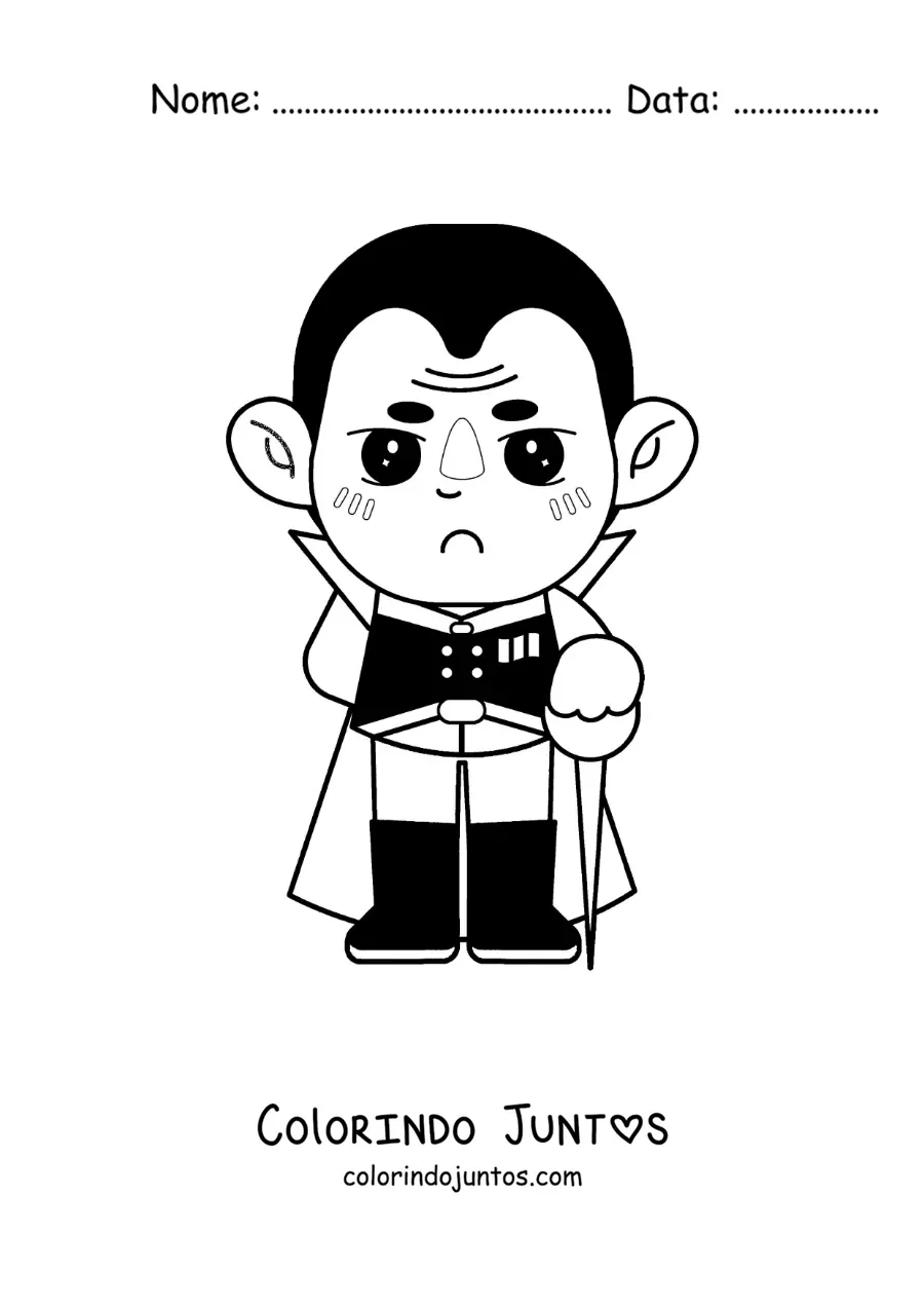 Desenho para colorir de Napoleão Bonaparte