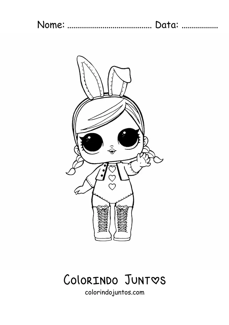 Desenho para colorir de L.O.L. Surprise Bunny