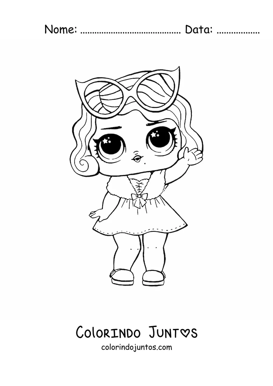 Desenho para colorir de L.O.L. Surprise Leading Baby