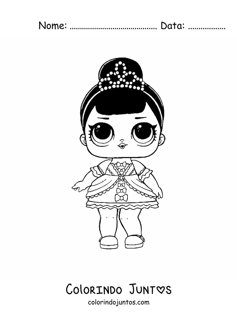Desenho para colorir de L.O.L. Surprise Fancy