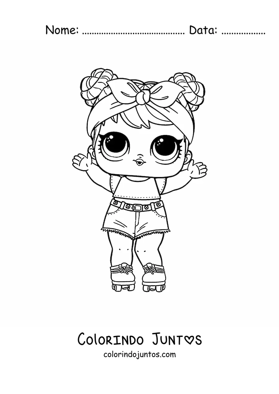 Desenho para colorir de L.O.L. Surprise Dawn
