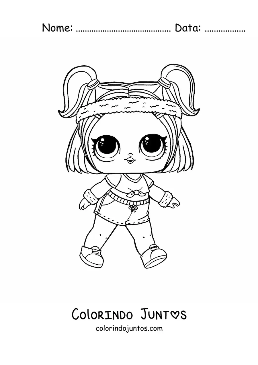 Desenho para colorir de L.O.L. Surprise Sprints