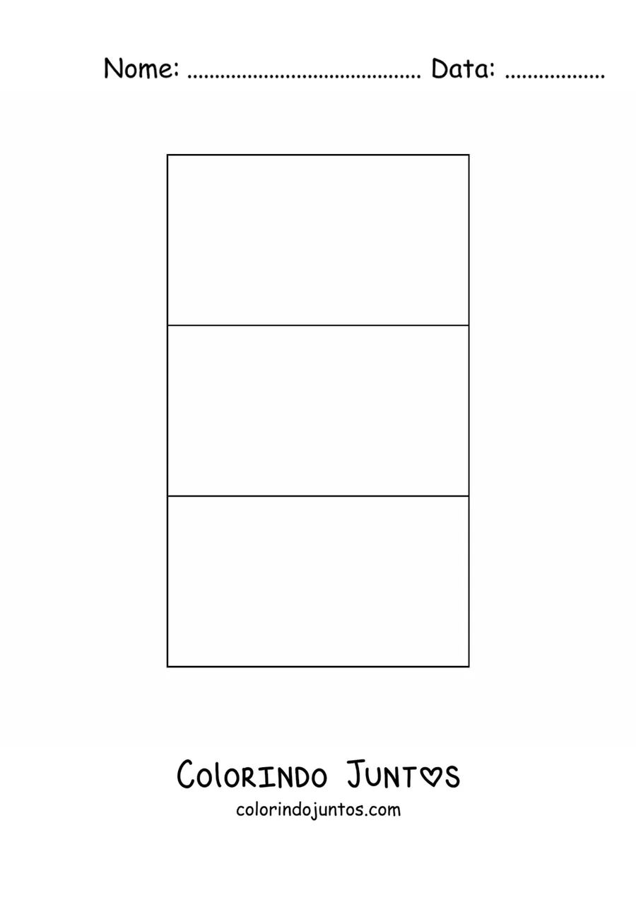 Desenho para colorir da bandeira da França vertical