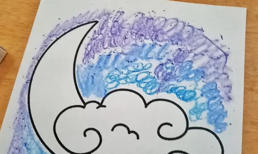 Passo 1 para pintar com algodao