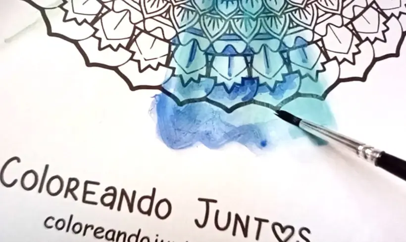 Passo 3 para pintar com Aquarela