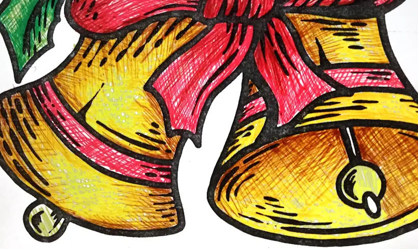 Passo 4 para pintar com Canetas
