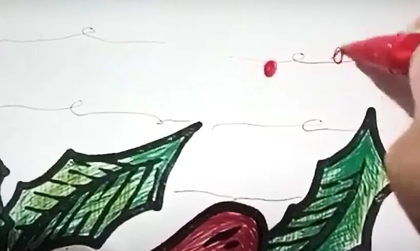 Passo 5 para pintar com Canetas