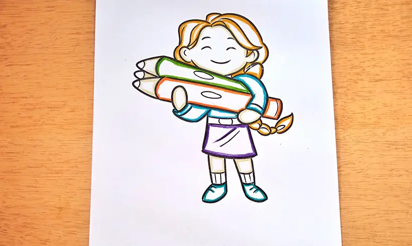 Passo 1 para aplicar a técnica de Colorir em Círculos
