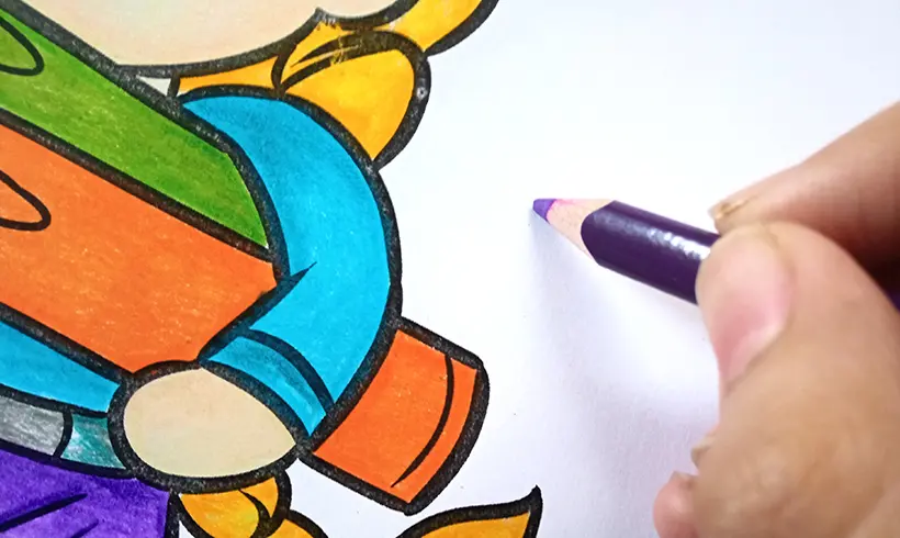 Passo 6 para aplicar a técnica de Colorir em Círculos