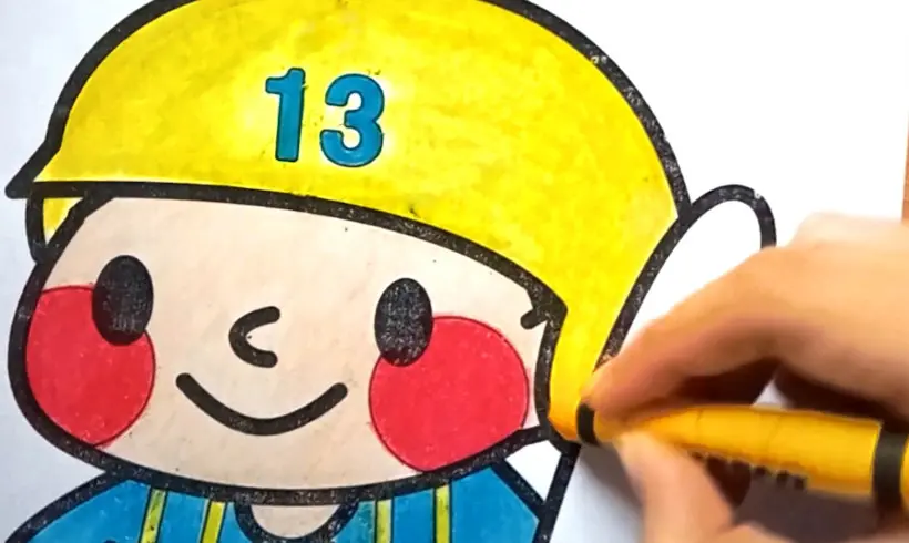 Passo 4 para pintar com Giz de Cera