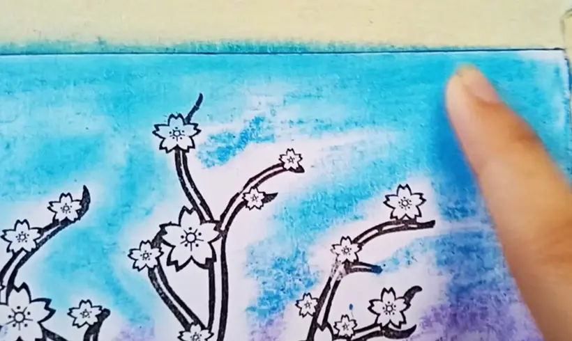Passo 3 para colorir com Pastéis e Giz