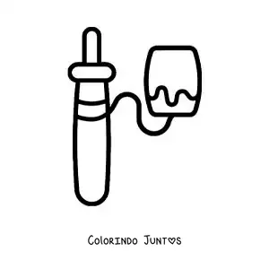 Desenho para colorir de bilboquê