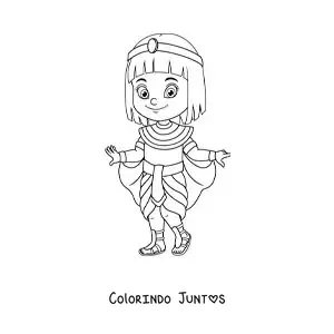 Desenho para colorir de Cleópatra
