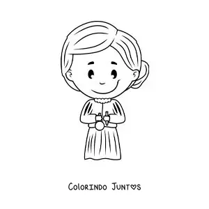 Desenho para colorir de Marie Curie