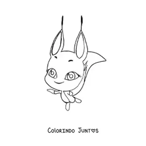 Desenho para colorir do Trixx de Miraculous Ladybug