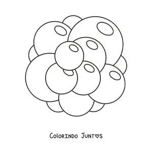Desenho para colorir de uma célula-tronco