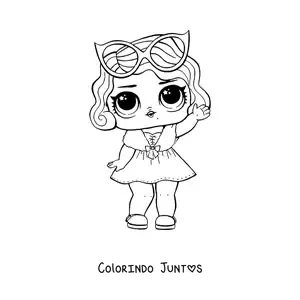 Desenho para colorir de L.O.L. Surprise Leading Baby