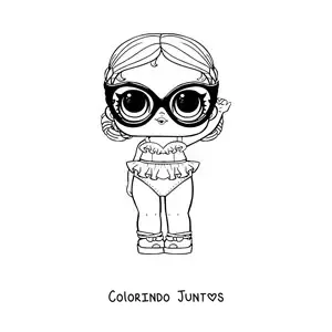 Desenho para colorir de L.O.L. Surprise Vacay Babay