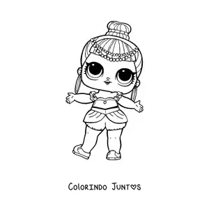 Desenho para colorir de L.O.L. Surprise Genie