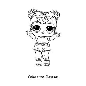 Desenho para colorir de L.O.L. Surprise Dawn
