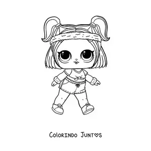 Desenho para colorir de L.O.L. Surprise Sprints