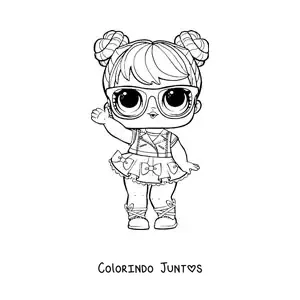 Desenho para colorir de L.O.L. Surprise Bon Bon