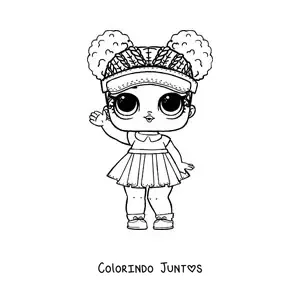 Desenho para colorir de L.O.L. Surprise Court Champ