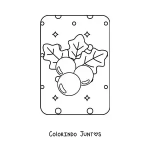 Desenho para colorir de visco