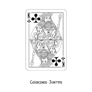 Desenho para colorir de cartão de Reis Magos