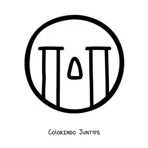 Desenho para colorir de emoji chorando facil